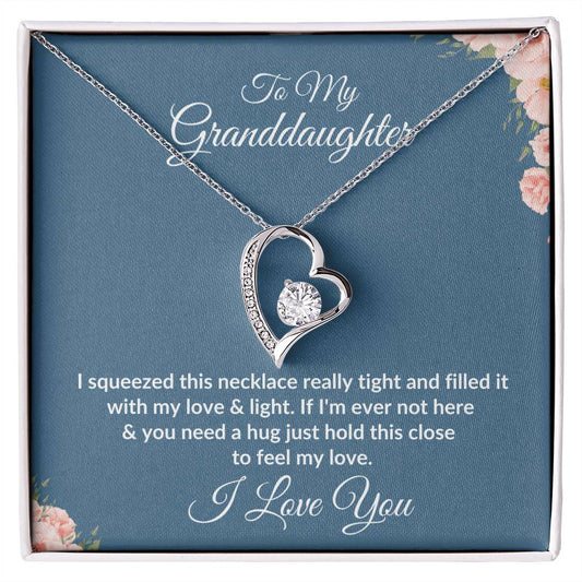 Granddaughter| Love knot Necklace filled With Love💓