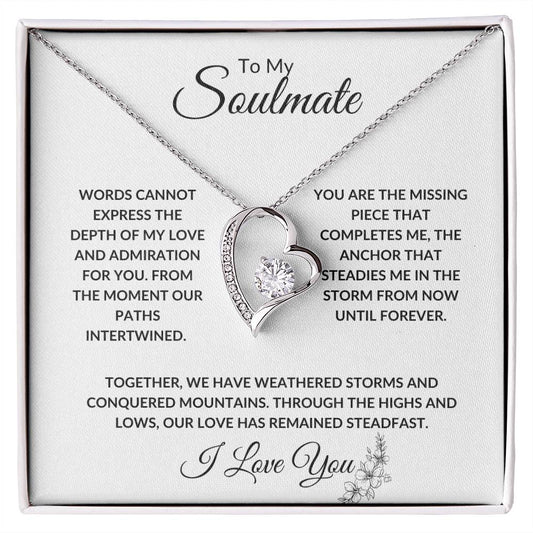 To My Wonderful Soulmate | Love Knot Necklace😘