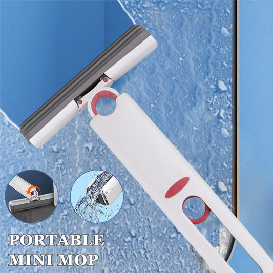 "TranquilSwirl Mini Mop: Effortless Cleanliness at Your Fingertips"